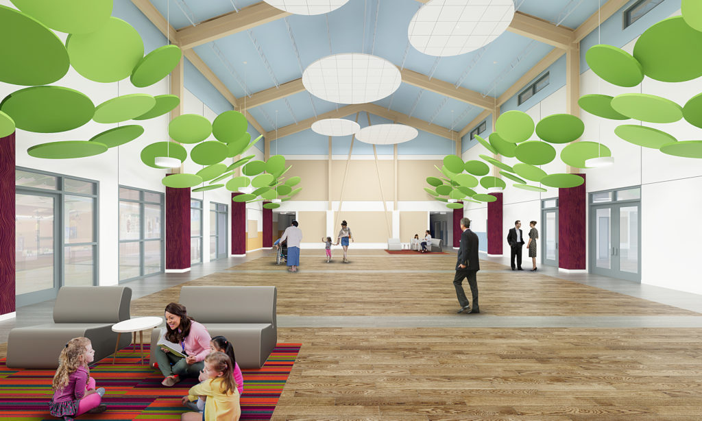 The Arbor School Interior Eye-level Daytime